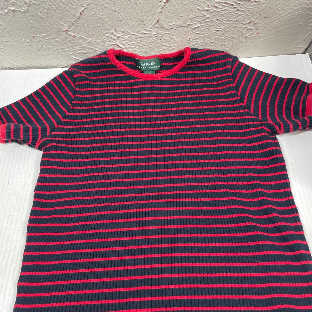 Lauren Ralph Lauren ribbed short sleeve shirts lot of 3‎ women’s size Small